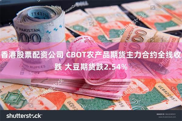 香港股票配资公司 CBOT农产品期货主力合约全线收跌 大豆期货跌2.54%