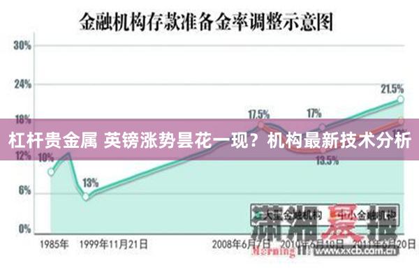 杠杆贵金属 英镑涨势昙花一现？机构最新技术分析