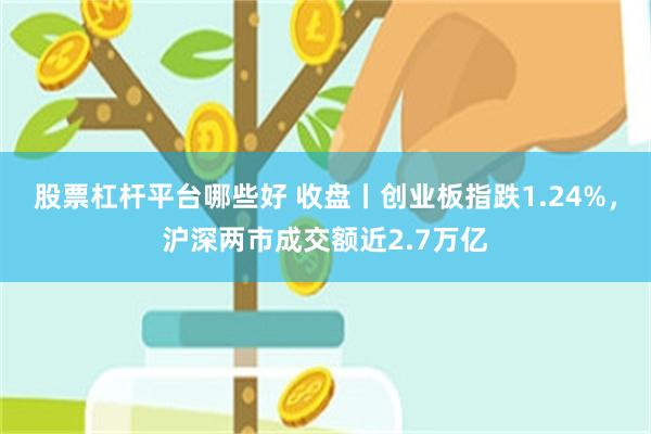 股票杠杆平台哪些好 收盘丨创业板指跌1.24%，沪深两市成交额近2.7万亿