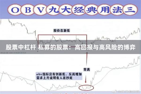 股票中杠杆 私募的股票：高回报与高风险的博弈